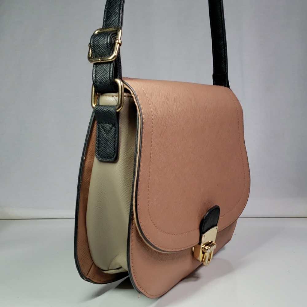 NEW LOOK safiano leather satchel shoulder bag - Picture 2 of 6